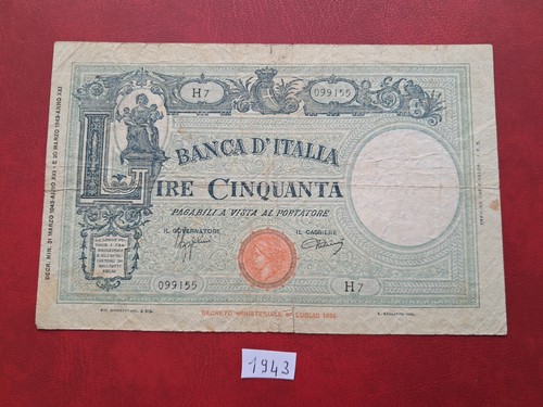 Banconota italiana lire - italiana,