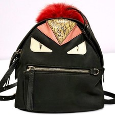 Zaino FENDI Monster Bugs nero