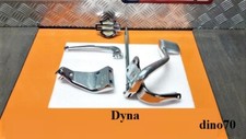 Harley Davidson comandi pedane centrali staffe cromate originali x modelli Dyna