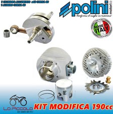KIT GRUPPO TERMICO POLINI 190cc ALBERO MOTORE CORSA LUNGA 60mm VESPA PX 125 150
