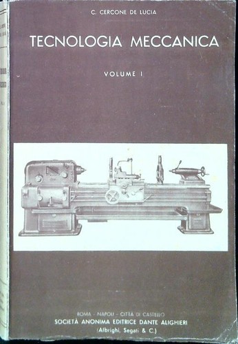Tecnologia meccanica volumi - -,
