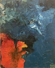 Tableau peinture abstration