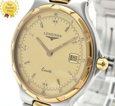 *N MINT * Orologio da uomo vintage LONGINES Conquest L1.614.3 quadrante oro...