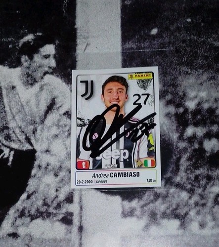 Autografo andrea cambiaso - autografo,
