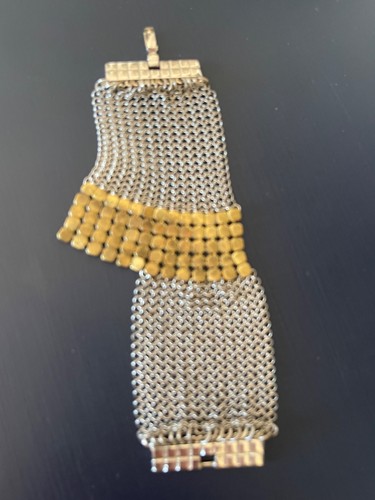 Bracciale maglia vintage tono - bracciale,