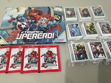 Album figurine Card Coop Marvel Supereroi vuoto con Poster + 650 Card Rif. C153