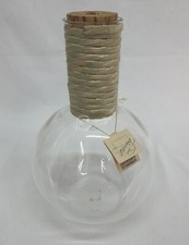 Bottiglia vaso in vetro con