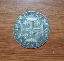Portogallo antica moneta in argento del 1815 da 1 Cruzado/400 Reis, Bellissima 