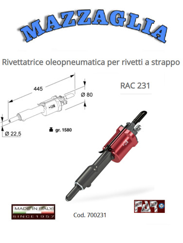 Far rac 231 rivettatrice - 231,