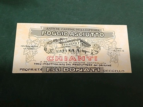 Etichetta vino chianti - etichetta,
