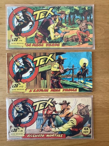 Tex striscia serie kansas - serie, 1957