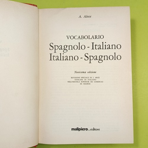 Vocabolario italiano spagnolo - vocabolario,