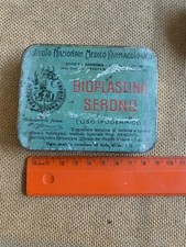 Scatola Medicinali Bioplastina Serono In Latta Vintage