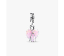 Pandora 793202c01 Pendente Cuore di Mamma Rosa Opalescente