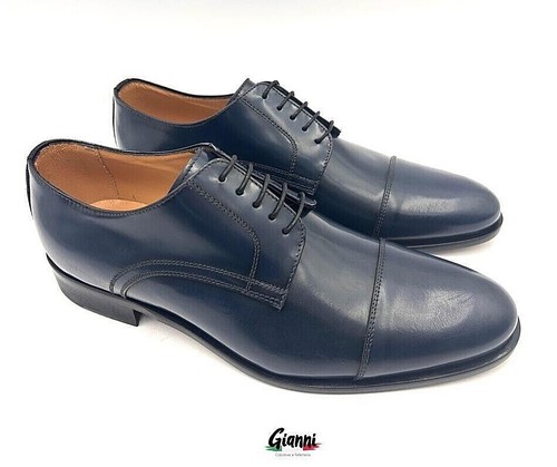 Scarpe uomo eleganti pelle - , blu