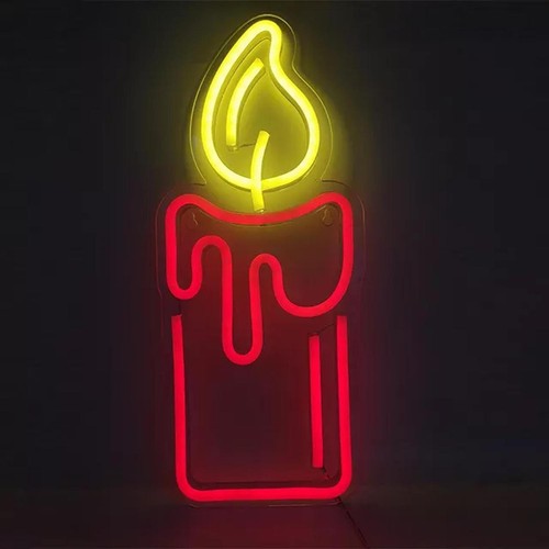 Luce led neon candela - candela, insegna