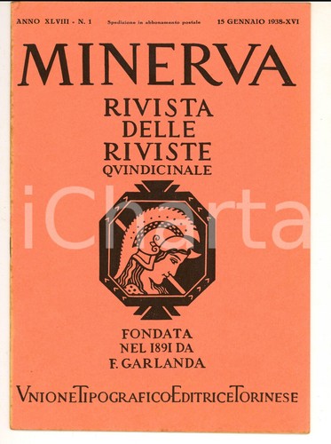 1938 minerva rivista delle - 1938,