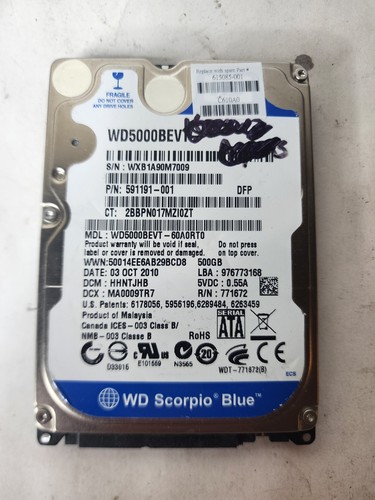 Western digital wd5000bevt - western, wd