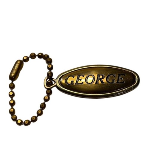 Vintage brass name - vintage,