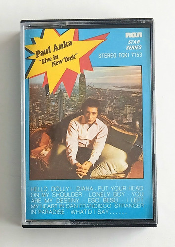 Paul anka cassette live - paul, –