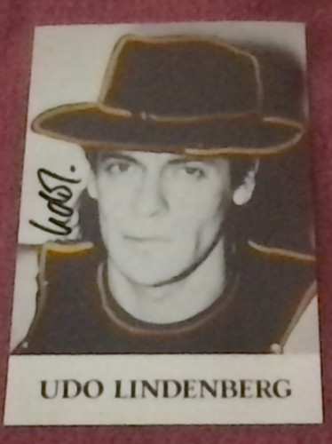 Udo lindenberg cartolina - udo,