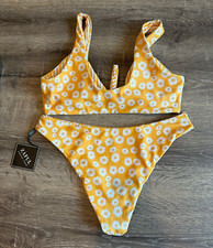 ZAFUL Costume da bagno bikini reversibile 2 pezzi donna taglia M.