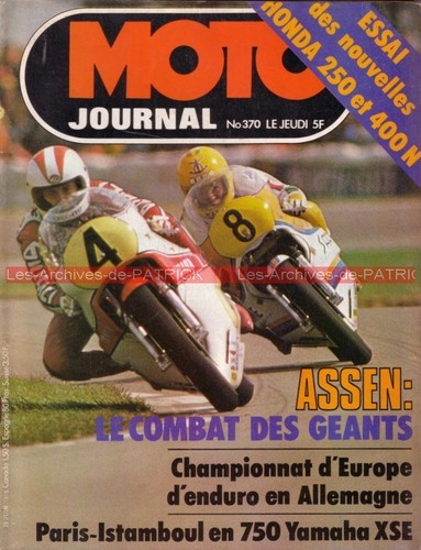 Moto journal 370 test honda - moto,