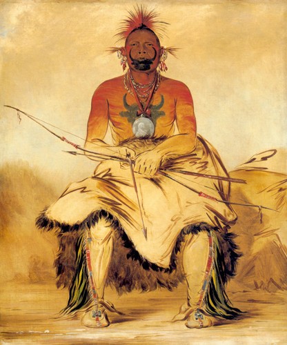 Pawnee warrior 15x22 - warrior, george