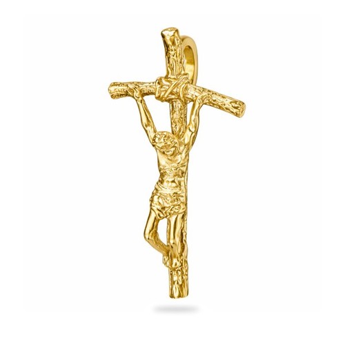 Ciondolo croce gesù argento - gesù,