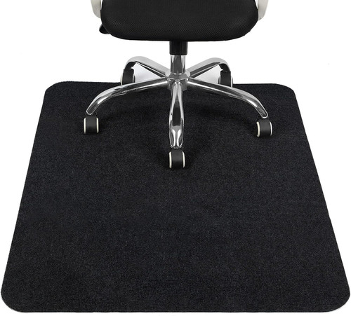Nero tappeto sedia ufficio - tappeto,