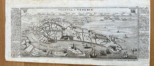 Antica mappa Venetia - Venedig di Bodenehr, incisione 1720
