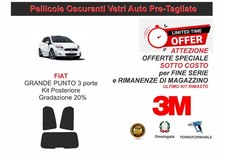 PELLICOLE OSCURANTI VETRI AUTO FIAT G Punto 3p posteriore 3M OFFERTA