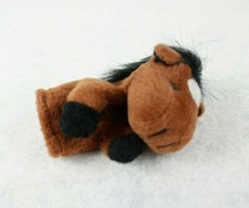 Pupazzo per Dito Pupazzetto Marionetta Regalo Bambino Bambina CAVALLO Peluche