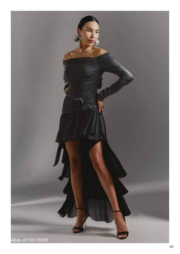 Abito asimmetrico donna art - abito,