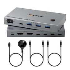 KVM Switch USB-C Dual Monitor