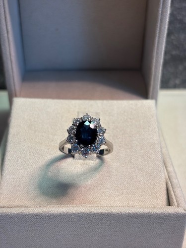 Anello margherita con zaffiro - margherita,
