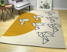 Hand Tufted Modern Wool Area