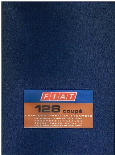 Fiat 128 coupe orig catalogo - fiat,