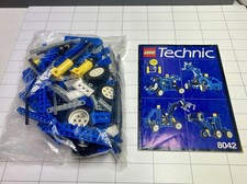 Lego 8042 Pneumatic Set Technic Completo Con Istruzioni