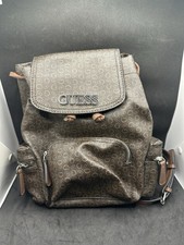 GUESS Brown Monogram Backpack