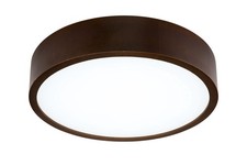 Plafoniera LED marrone legno