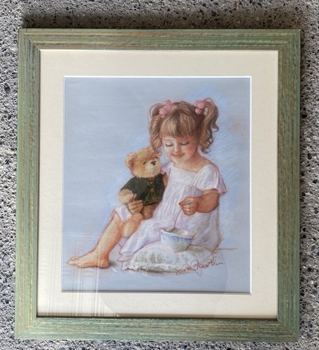 Quadro autore bimba con - d'autore, "bimba