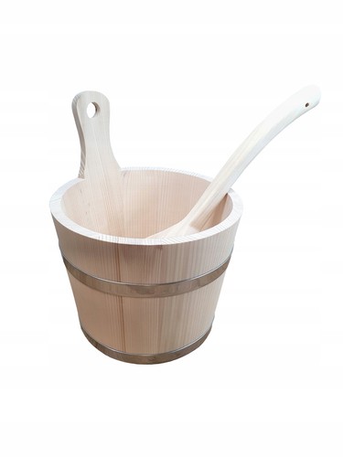 Secchio sauna in legno - 5 l,