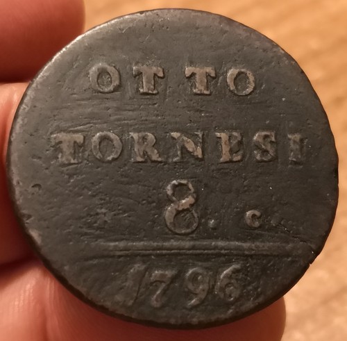 Moneta tornesi 1796 regno - moneta,