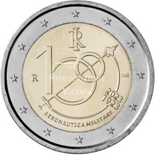 2 € EURO COMMEMORATIVO - ITALIA 2023 AERONAUTICA MILITARE - FDC DA ROTOLINO