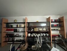 Libreria a Muro con mensole, vetrine e libreria