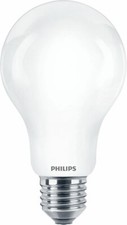 Lampadina Led Philips E27 17,5W = 150W LUCE Calda 2700K Bulbo Tutto vetro 2452lm