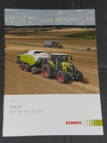Brochure trattori claas axion - trattori,