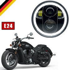 Faro LED moto 5,75 E24 con DRL