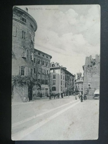 Cartolina trento borgo nuovo - cartolina,